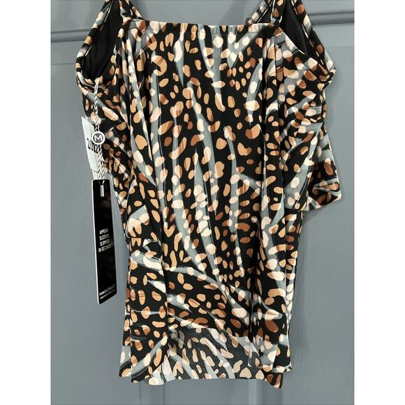 MAGICSUIT Tankini Swim Top Chloe Tiered Natural Wonder Size 8 $126 - NWT - Picture 5 of 8